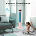 thumbnail image 5 of WAA Tower Fan, 11.81 Inch, 3-Speed, Oscillating, Timer, Remote Control, Free Standing, 5 of 7