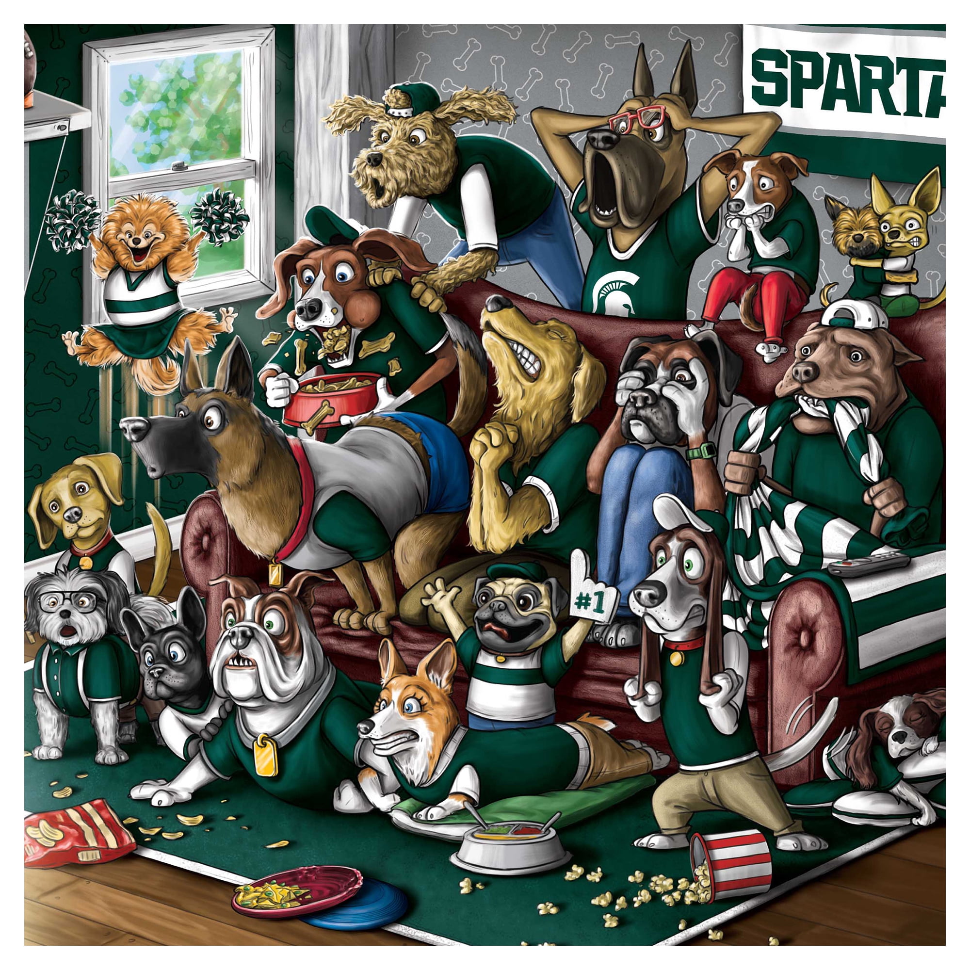 IDNA Michigan State Spartans 13.25" x 17.25" Purebred Fans Wall Art