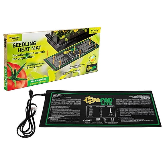 Sunpad lite Seedling Heat Mat, 8.875" x 19.5"