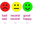 thumbnail image 2 of Czcpp-12 00 Pcs Autocollants Visage Souriant Rond Rouge Jaune Vert, Autocollants Émotions, Autocollants Visage Souriant Heureux, Autocollants Visage Triste, Autocollants de Récompense, Autocollants d'Humeur, Bon et Mauvais Autocollant, 2 of 4