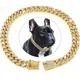 thumbnail image 1 of X Collar De Cadena For Perro Con Eslabones Cubanos Dorados,, 1 of 8