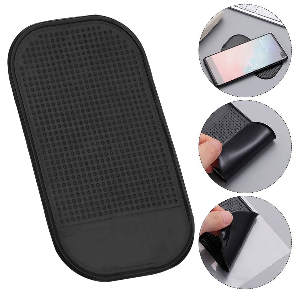 LNGOOR Cell Pads Non-Stick Anti-Slide Dash Cell Phone Bracket Mat Car  Dashboard Sticky Pad Adhesive Anti Mat for Mobile Phone/ Electronic Gadgets  GPS