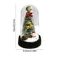 thumbnail image 3 of Cúpula de adornos LED para árbol de Navidad | Flores decorativas luminosas | Decoración navideña para mini escritorio | Plástico iluminado de colores | 8,5x15cm | Acento de mesa de invierno de, 3 of 6
