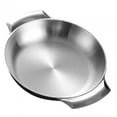 thumbnail image 2 of Luzkey Stainless Steel Cooking Pot, Kitchen Cookware, Multipurpose Double Handle for Restaurant, Home, Camping 20cm, 2 of 8