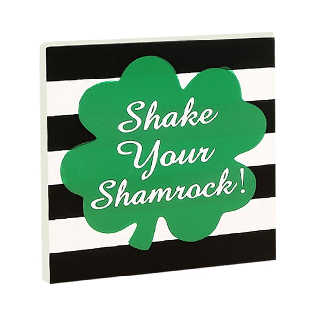 St. Patrick'S Day Decorations,Easter Party Decorations Irish Festival Wooden Decorations St. Patricks Day Spring Home Party Decoration Wooden Decorations Spring Decorations for Home