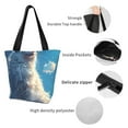 thumbnail image 4 of Sikiie Clear Sky Blue Cat Shoulder Bag Casual Hobo Crossbody Tote Bag for Women and Men Large Purse Messenger Bag Travel Work, 4 of 6