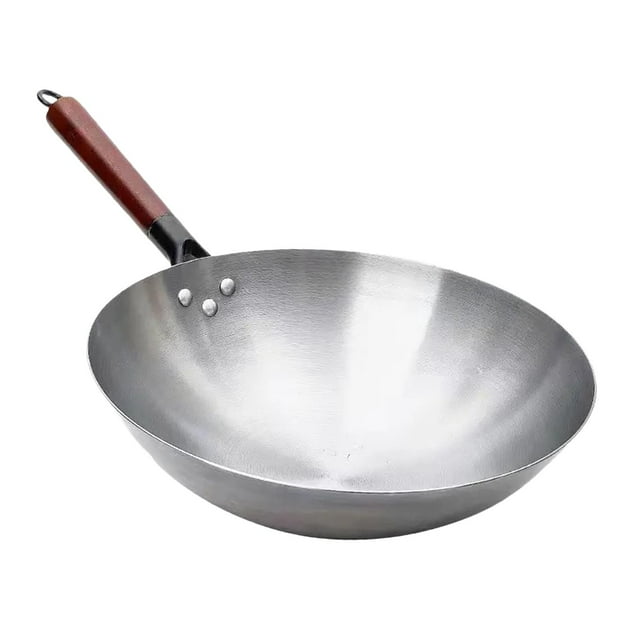 Maoww Frying Pan Food Stalls Saute Pan Pan Cooking Practical Lightweight Household 36cm