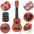 thumbnail image 2 of DEELLEEO Ukulele Simulation Guitar Musical Instruments Toy Early Education Development Birthday Gifts For Kids Boys Girls, 2 of 7