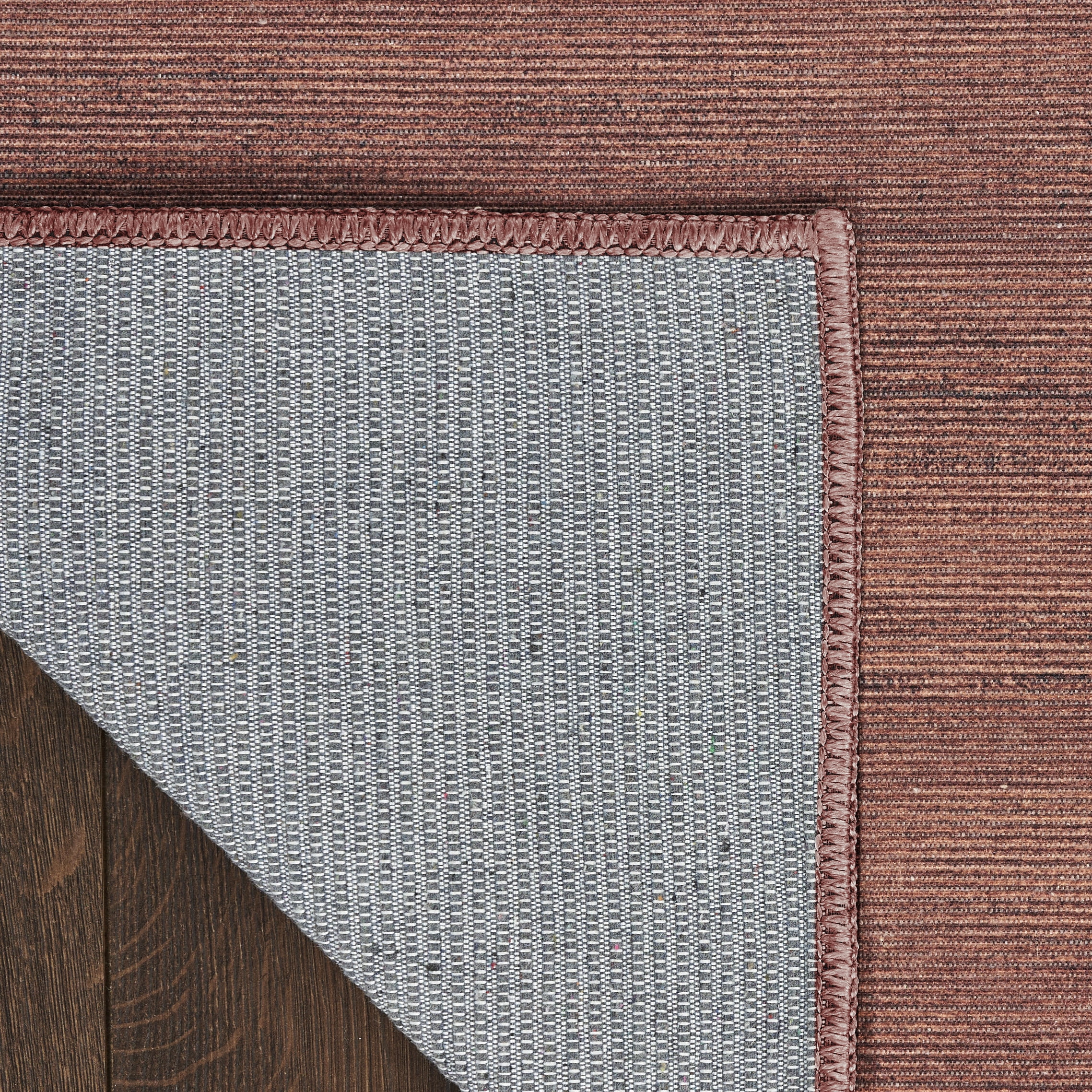 Nourison Washable Essentials Modern Mocha 2' x 6' Area Rug (2x6)