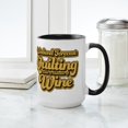 thumbnail image 4 of CafePress - Quilting With A Chance Of - 15 oz Ceramic Large White Novelty Mug, 4 of 4