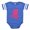 Royal Blue, variant on CafePress - 3 Mississippi - Cute Infant Baby Football Bodysuit