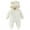 White, variant on UQJfacai Baby Onesies Fleece Long Sleeve Jumpsuit Infant Cute Bear Ear Hooded Snowsuit Newborn Winter Warm Zipper Romper for 0-12 Months