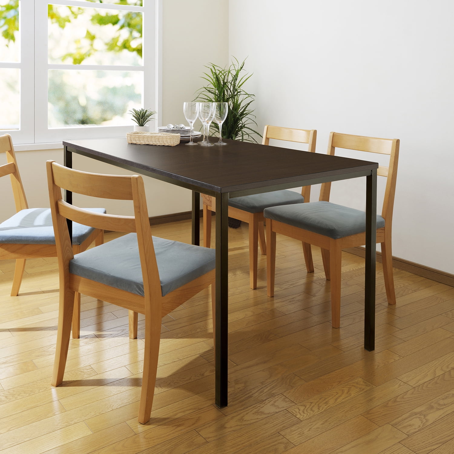 Zinus Dessa Modern Studio Collection Soho Dining Table Espresso New Zinus Dessa Modern Studio Collection Soho Dining Table Espresso New