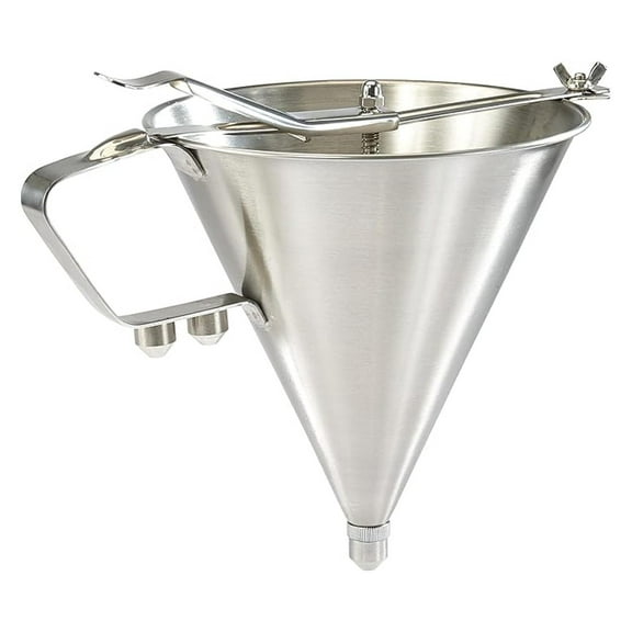 Stainless Steel Confectionery Funnel with 3 Nozzles Medium