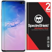 [2-Pack] Spectre Shield Screen Protector for Samsung Galaxy S10 Plus (Does NOT Fit Verizon S10 5G) (Works w/ Fingerprint ID) Case Friendly Samsung Galaxy S10 Plus Screen Protector Clear Film