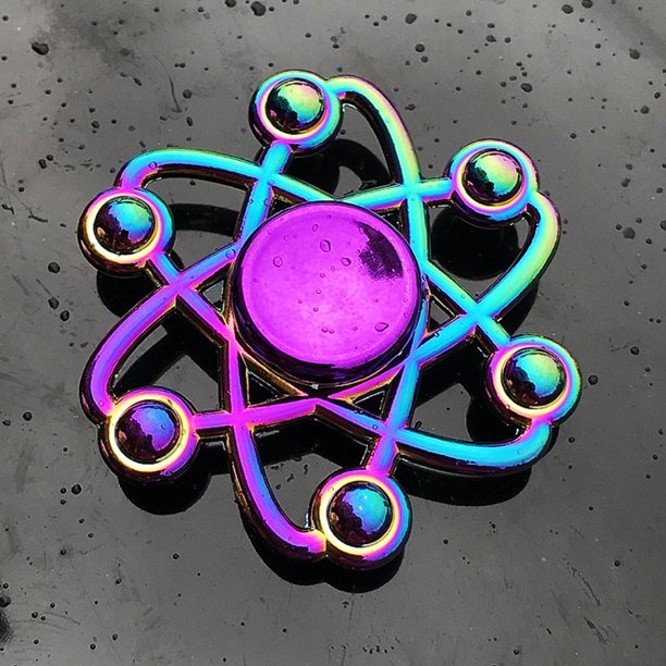 Metal Rainbow Fidget Spinner Colorido EDC Hand Spinner Anti-Ansiedad Juguete para Spinners Focus Alivia el estrés ADHD Finger Spinner Tan Jianjun unisex