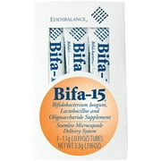 Eden Bifa-15, Bifidophilus Supplement - 3 tube pack, .116 OZ (Pack of 24)