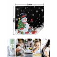 thumbnail image 4 of Black Snowman Christmas Cloth Napkins Set of 4 Reusable Dinner Napkins, Gifts Xmas Tree Winter Snowflake Cocktail Napkin Washable Table Napkins for Wedding/Holiday Party/Baby Shower 20"x20", 4 of 7