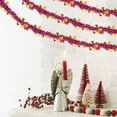 thumbnail image 3 of Christmas Tree Ribbonchristmas Tree Big Heart Decoration Colorful Strips of Woolen Strips Wedding Pull Flowers Wedding Room Ribbon Venue Decoration Christmas Decoration, 3 of 6