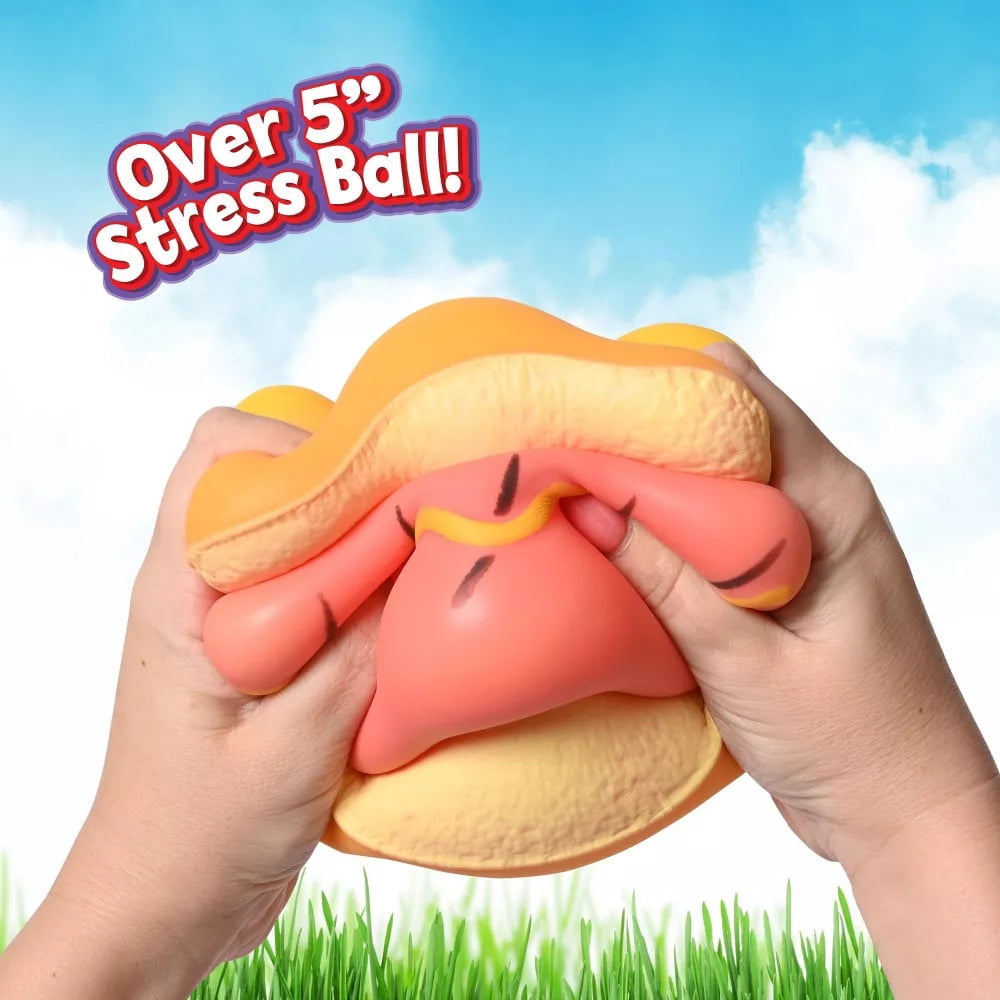 Squeeeze Hot Dog - 15cm Ultra-Soft Slow Rising Jumbo Squishy Hot Dog, Stress Relief Toy for Adults, Focus & Relaxation