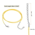 thumbnail image 2 of Collar Cordón A Granel Unique Bargains 23 Pulgadas 1,5mm Amarillo, 2 of 6