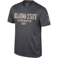 thumbnail image 2 of Men's Colosseum Charcoal Oklahoma State Cowboys OHT Military Appreciation  T-Shirt, 2 of 4