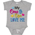 thumbnail image 3 of Inktastic My Oma and Opa Love Me with Hearts Boys or Girls Baby Bodysuit, 3 of 5