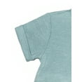thumbnail image 3 of Modern Moments by Gerber Gender Neutral Short Sleeve Henley Romper, Sizes 0/3 Months - 24 Months, 3 of 7