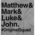 thumbnail image 2 of Matthew Mark Luke John Squad Unisex Plus Fleece Graphic Hoodie Brisco Brands 5X, 2 of 5