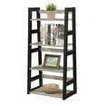thumbnail image 3 of Designs2Go Trestle Bookcase in Gray Faux Birch Wood with Black Frame, 3 of 6