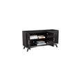 thumbnail image 5 of Alpine Furniture Flynn Wood 3 Drawer Sideboard in Black, 5 of 7