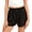 Black, variant on Girls Shorts Satin Elastic Waisted Casual Comfy Lounge Short with Bowknot Summer Sleepwear Size 5-14