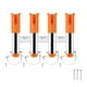 thumbnail image 2 of Soporte para caña de pescar, organizador de 4 tubos, soporte vertical, montaje lateral, para pesca naranja, 2 of 9
