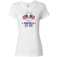 thumbnail image 3 of Inktastic America Est 1776 4th of July Women's T-Shirt, 3 of 5