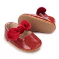 thumbnail image 6 of JAJAHO Baby Toddler Girls Sandels Pu Leather First Walking Shoes Summer Soft Sole Flat Sandels Flexible Barefoot Footwear, 6 of 8