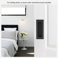 thumbnail image 3 of serony 2pieces Easy-to-install Door Drawer Handles Quick And Rust-resistant black 1Set, 3 of 6