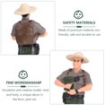 thumbnail image 3 of 3 piezas de figuras de personas de pequeños agricultores realistas, figuras de personas de agricultores pintadas a mano, juguetes de personas, juego para niños, tolders, 3 of 6
