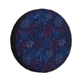 thumbnail image 1 of Fotbe Firework Funda de Llanta de Repuesto con Estampado, Engrosada, Ajuste Universal para Jeep, Remolque, RV, SUV, Camión-14 inch, 1 of 6