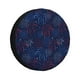 thumbnail image 1 of Fotbe Firework Funda de Llanta de Repuesto con Estampado, Engrosada, Ajuste Universal para Jeep, Remolque, RV, SUV, Camión-15 inch, 1 of 6