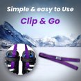 thumbnail image 2 of BootYo! by Mt Sun Gear Ski Boot and Snowboard Boot Carrier Straps Great for Any Type of ski Boot or Footwear-Purple, 2 of 6