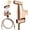 Rose Gold, variant on Bidet Sprayer for Toilet, Bidet Sprayer for Feminine Wash, Premium Stainless Steel Jet Spray for Toilet, Wall-Mounted or Toilet Tank Mounted - White/Chrome