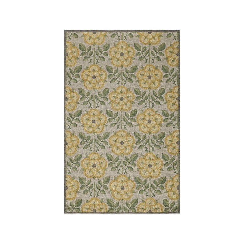 William Morris Vintage Nature Plant Flower 24 x 16 Modern Area Rugs for Living Room Washable