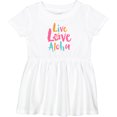 thumbnail image 3 of Inktastic Live Love Aloha Girls Baby Dress, 3 of 5