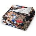 thumbnail image 2 of jey Wresting USO Flannel Cute Blanket,Soft Custom Fleece Throw Blanket for Couch Bed Sofa Living Room,Girls Washable Warm Plush Air Condition Blankets 40x50, 2 of 6
