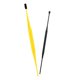 thumbnail image 1 of de punción para auriculares de silicona suave con caja de almacenamiento de doble extremo herramienta de eliminación de curetas de cera - Yellow Amarillo Negro A Salvador palillo de oreja de doble cabeza, 1 of 9