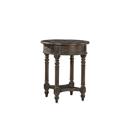 Mahogany Square Table - Augustine Traditional Mahogany Side Table