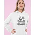 thumbnail image 2 of It's Time For A New Adventure Hoodie Women -Image by Shutterstock, Female Medium, 2 of 4