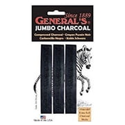 General Pencil Jumbo Compressed Charcoal Set, 6B