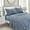 SnowFlake Gray, variant on Mocassi Deep Pocket 4 Piece Bed Sheet Set,Soft Microfiber, Hypoallergenic, Cool & Breathable, Twin XL, SnowFlakeGray