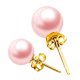 thumbnail image 1 of SHENSS-pendientes de plata de ley 925 para mujer, aretes con forma de concha y Perla, de 3mm a 12mm, de estilo clásico, 1 of 4